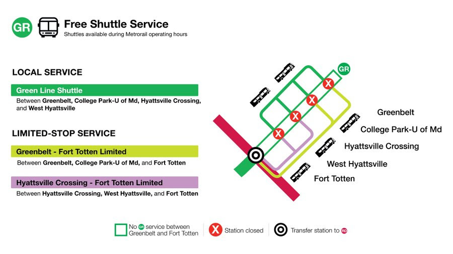 DC Metro map
